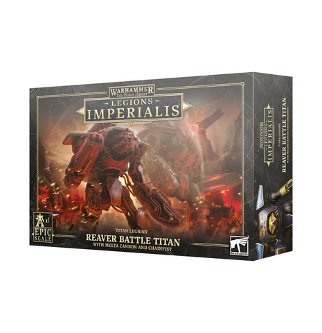 Games Workshop - Warhammer The Horus Heresy - Legions Imperialis: Reaver Titan with Melat Cannon and Chainfist