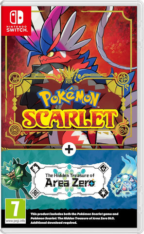 Nintendo Switch - Pokemon Scarlet + The Hidden Treasure of Area Zero