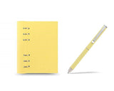 Filofax Personal sized Clip Notebook with Erasable Ballpoint Pen